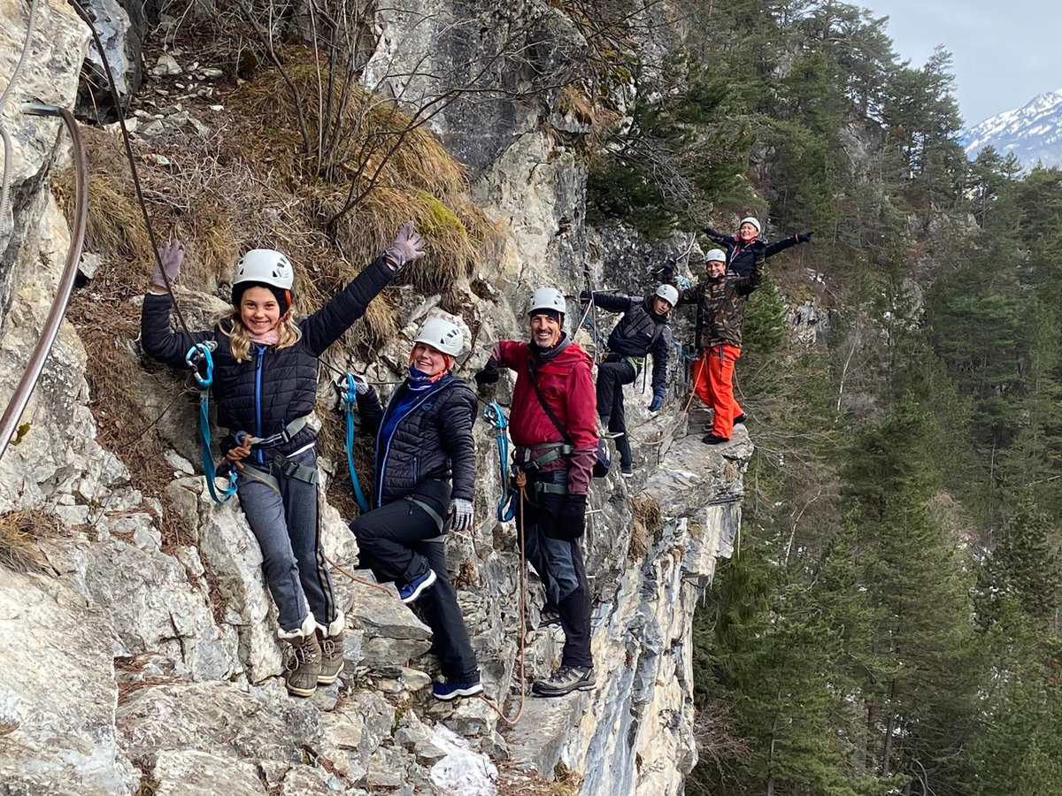 Via Ferrata hiver